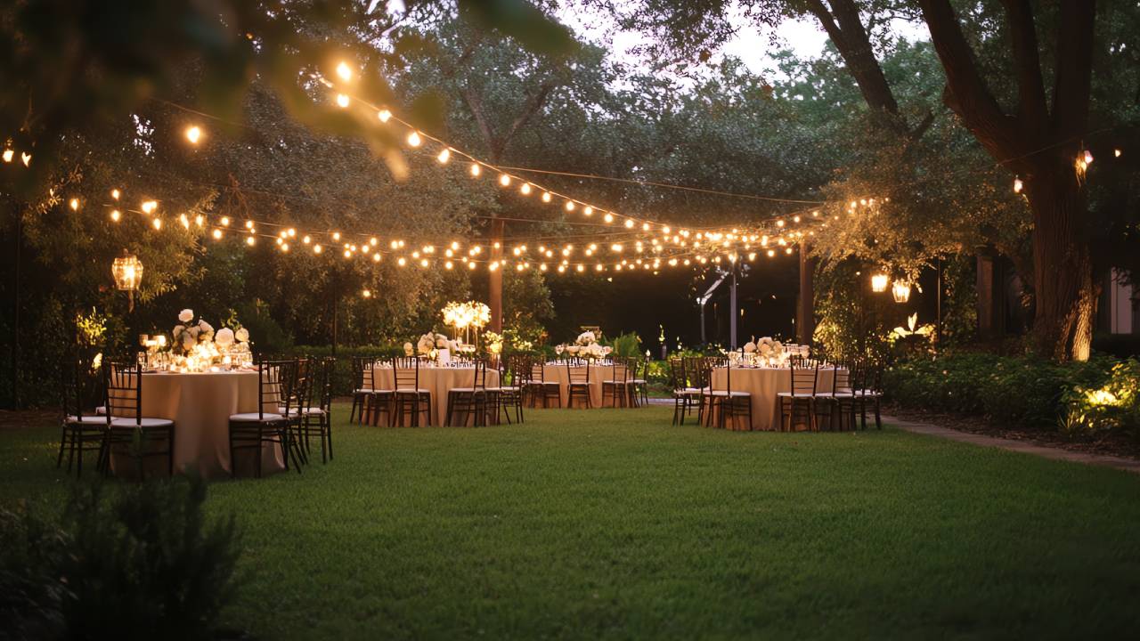 Elegant Party Lawns for weddings, events, and celebrations soon.